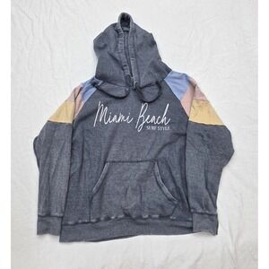 Ocean Drive Miami Beach Hoodie Sweatshirt Size‎ Large